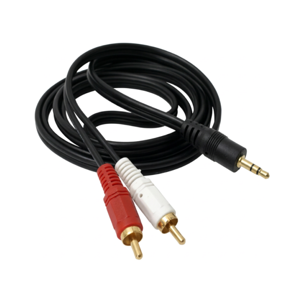 Cable de Audio 3,5mm a 2 RCA de 1,5m