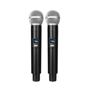 kit de 2 Micrófonos Inalámbricos UHF
