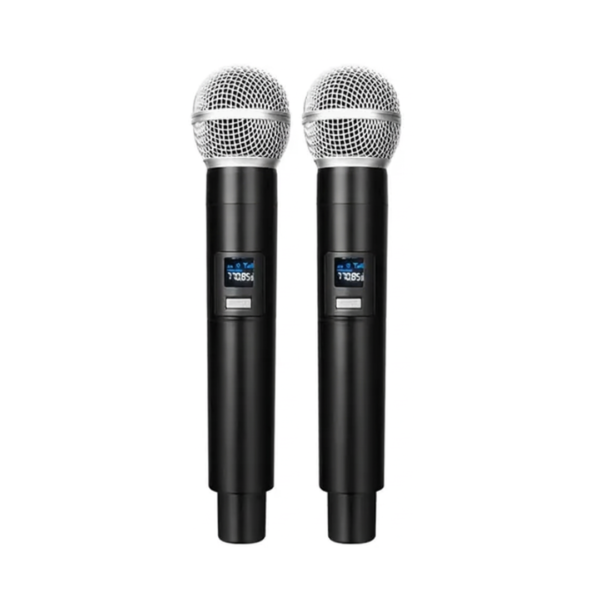 kit de 2 Micrófonos Inalámbricos UHF