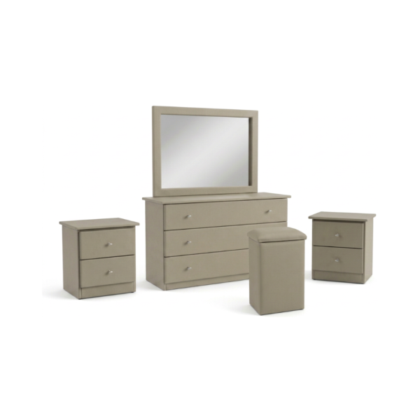 Juego de Peinadora Completo Beige Gasch
