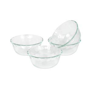 Set de 4 Platos para Postre 300ml Pyrex