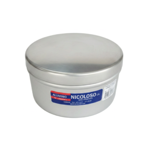 Quesillera de Aluminio con Tapa 16cm Nicoloso