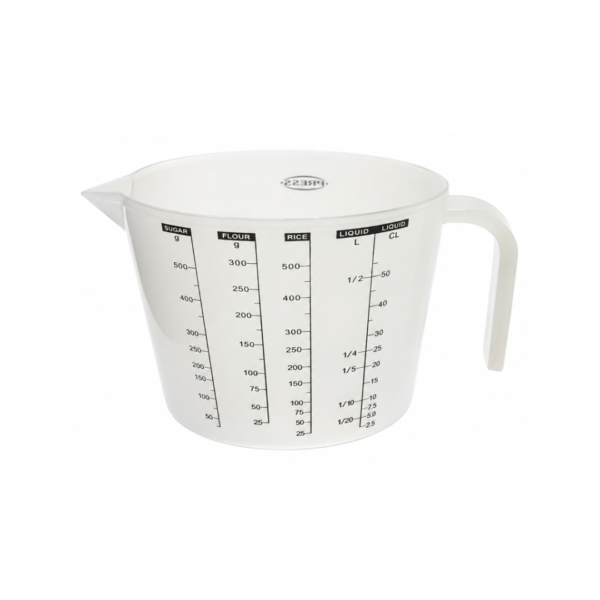 Taza Medidora Plástica de ½ Litro Press