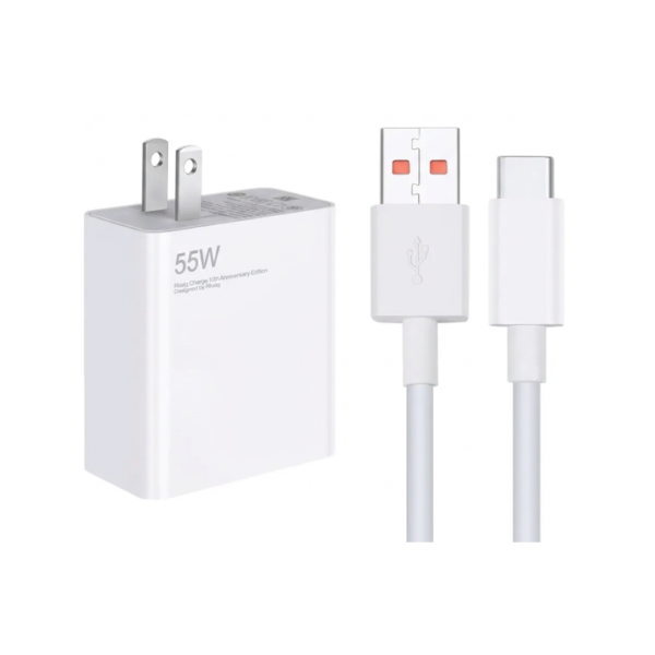 Cargador de Pared con Cable Tipo-C 55W