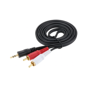 Cable de Audio 3,5 mm a 2 RCA Macho de 5m