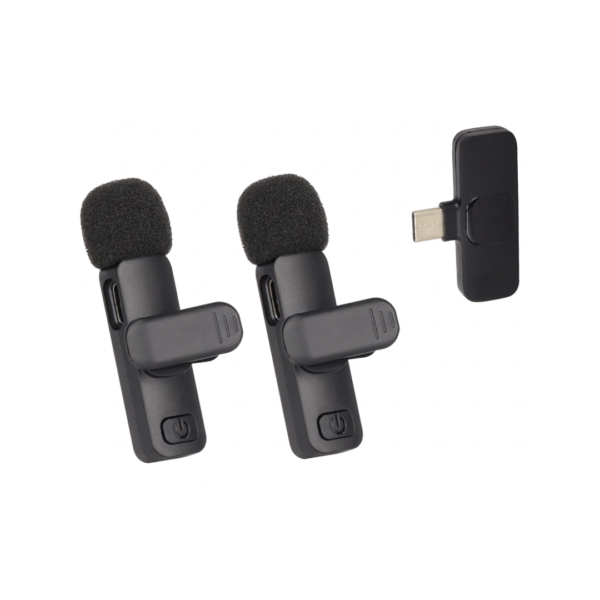 Kit de 2 Micrófonos Inalámbricos K9 Tipo C