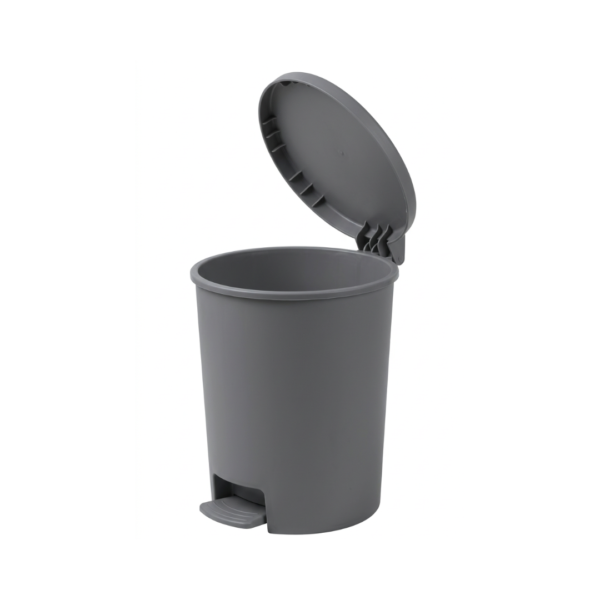 Papelera Pedal Bin de 12L Gris Alfa Hogar