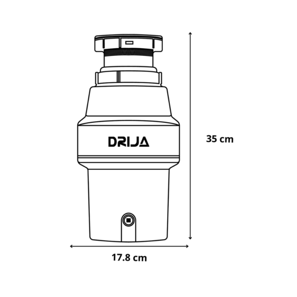 Triturador de Alimentos ½ HP Frantoio Drija