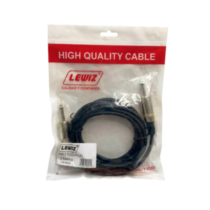Cable para Micrófono Plug 6,35mm de 3m LW6803