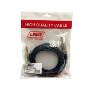 Cable para Micrófono Plug 6,35mm de 6m LW6806