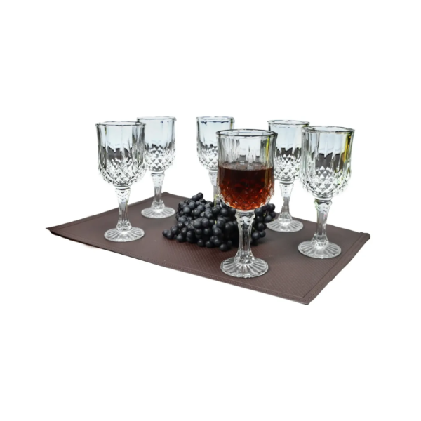 Juego de 6 Copas Talladas para Vino SK997 Sujoya