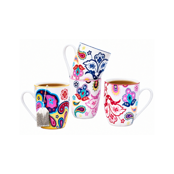 Juego de 4 Tazas WJM11 Sujoya