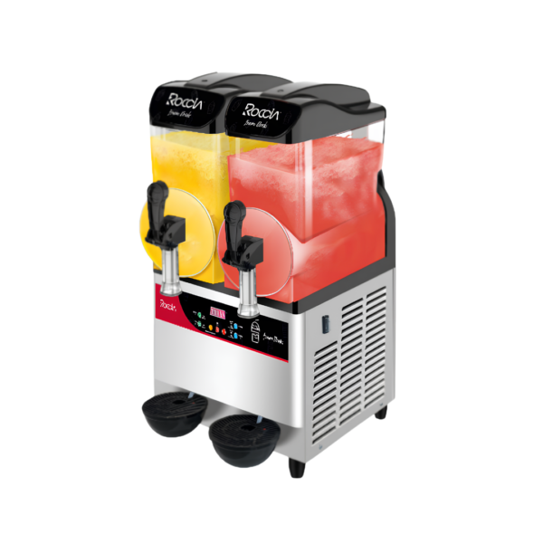 Máquina Granizadora de 2 Sabores Roccia