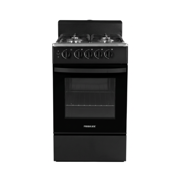 Cocina a Gas de 20″ con Copete Negra FRIGILUX