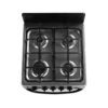 Cocina a Gas de 20″ con Copete Negra FRIGILUX