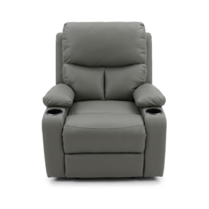 Poltrona Reclinable Panamá Gris con 2 Portavasos