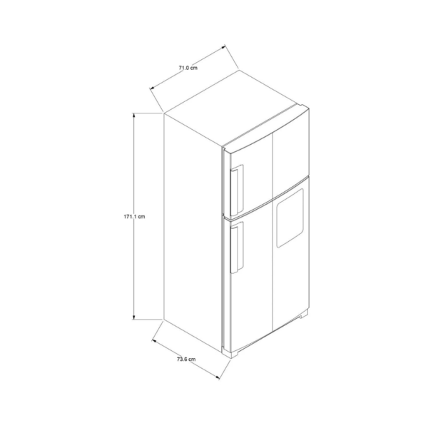 Nevera Top Mount Sin Escarcha de 394L con Dispensador de Agua Whirlpool