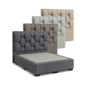 Copete Box Bulgari Lujo Tapizado en Tela Individual 100x190 OK