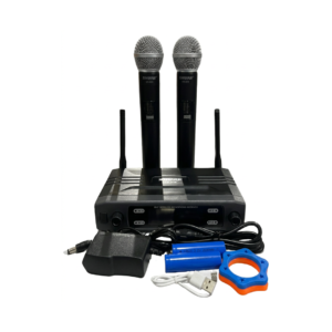 Micrófonos Inalámbricos x2 con Base Recargable