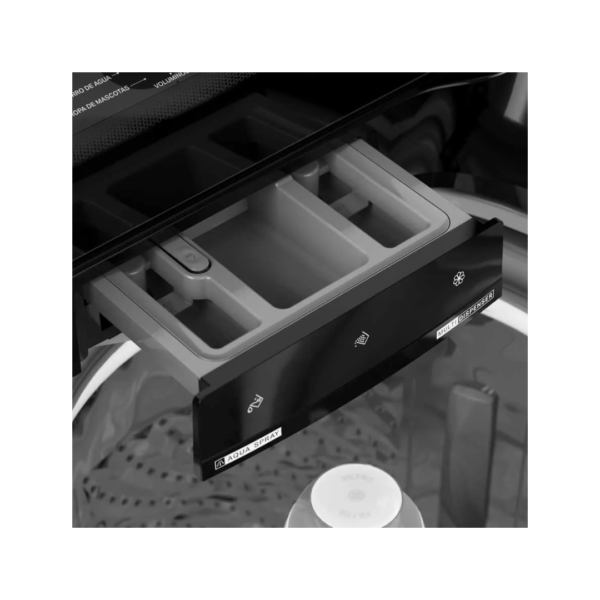 Lavadora Automática de 20KG con Impeler Negra Whirlpool