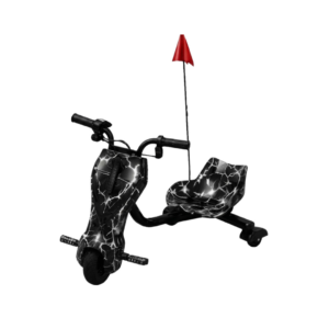 Triciclo Eléctrico de 6,5″ Black Lighting Olax