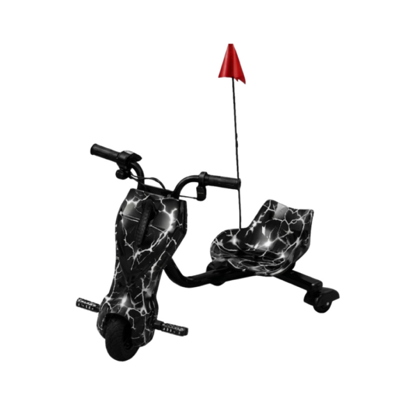 Triciclo Eléctrico de 6,5″ Black Lighting Olax