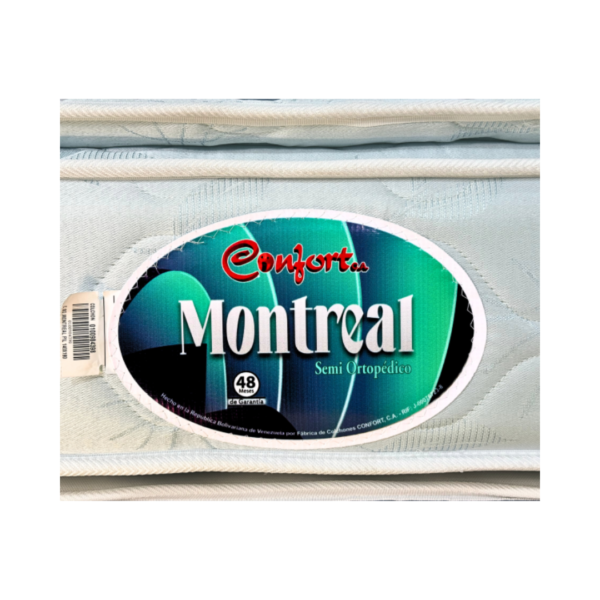 Colchón Montreal Semiortopédico Individual 100x190 Confort