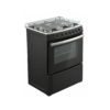 Cocina a Gas de Piso de 30″ Negra Gtronic