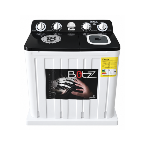Lavadora Semiautomática Doble Tina de 8kg Blanca Botz