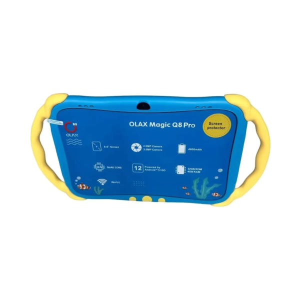 Tablet de 8″ con Forro Infantil 6+32GB Azul Olax