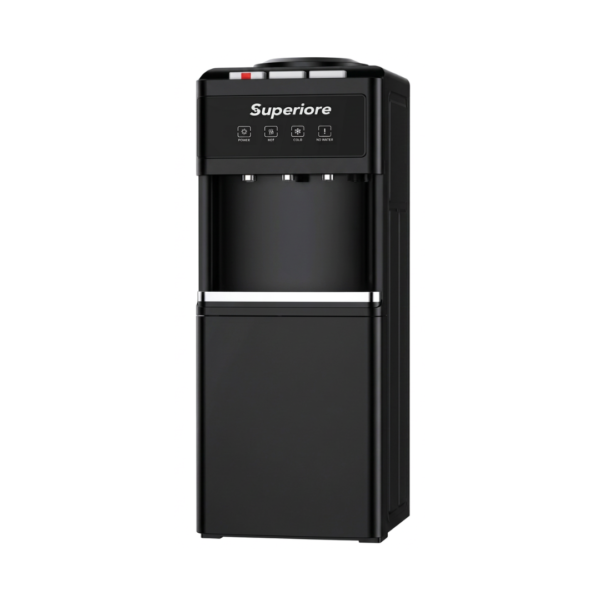 Dispensador de Agua Carga Superior 3T Negro Superiore