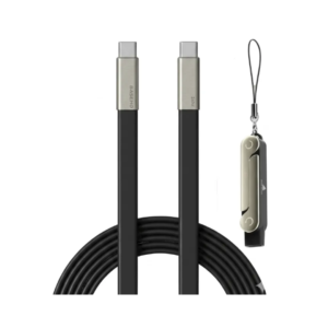 Cable USB-C a USB-C con Soporte Plegable 240W