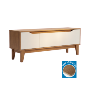 Mesa para TV Venecia Off White/Cinnamon