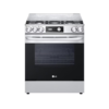 Cocina a Gas de Piso 30″ 75cm de 5Q Acero LG