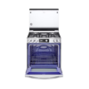 Cocina a Gas de Piso 30″ 75cm de 5Q Acero LG