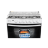 Cocina a Gas de 30″ con 6 Quemadores Blanca Omega