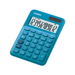 Calculadora de Mini Escritorio 12 Dígitos Azul Casio