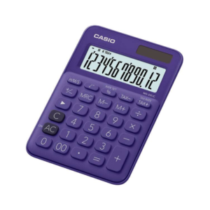 Calculadora de Mini Escritorio 12 Dígitos Púrpura Casio