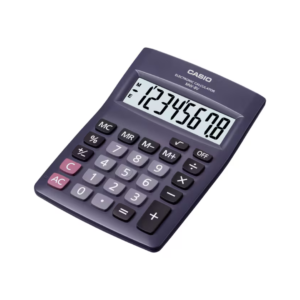 Calculadora de Mini Escritorio Negra 8 Dígitos Casio